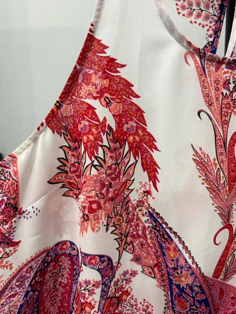 Violet & Claire Large Sleeveless Paisley Print Boho Dress Festival Party Summer